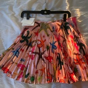 Versace pink skirt miniskirt